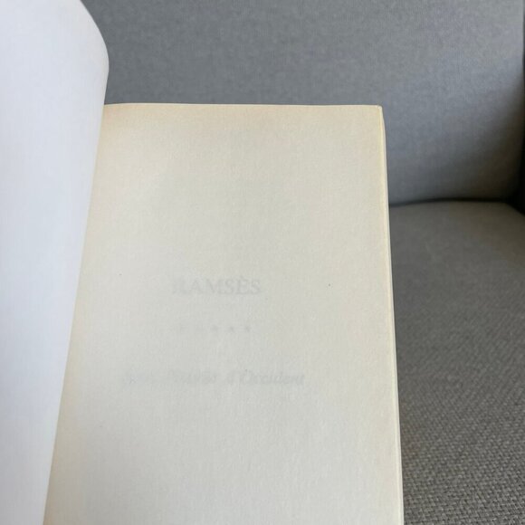 VINTAGE Christian Jacq Ramsès Five 5 Books Robert Laffont Pocket, Tomes 1 à 5 - Picture 10 of 14
